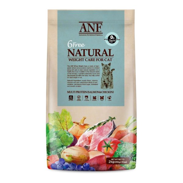 ANF CAT ORGANIC 6 FREE WEIGHT CARE 2 KG