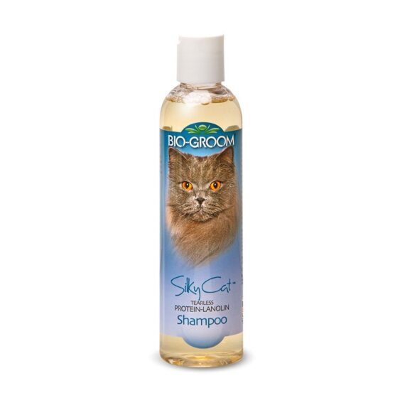 BIO-GROOM Silky Cat Shampoo แชมพูสำหรับแมวโต ขนาด 8 oz.