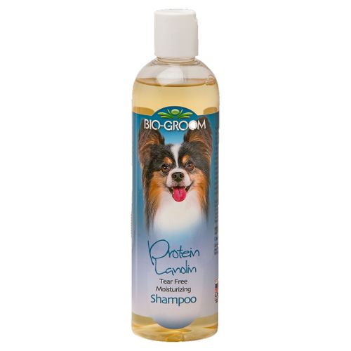 BIO-GROOM Protein Lanolin Shampoo-แชมพูสำหรับสุนัขและแมว ขนาด 12 oz.