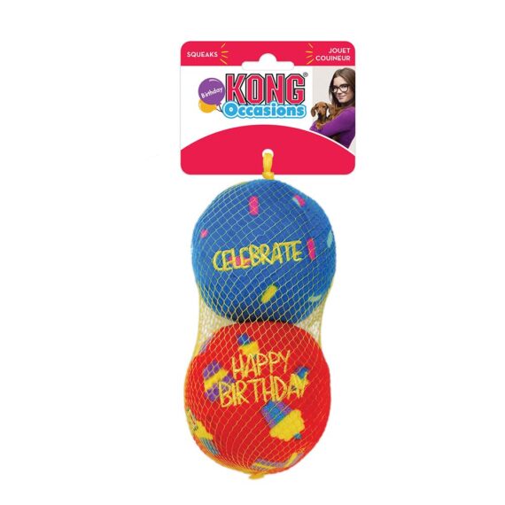 KONG Occasions Birthday Balls 2-pack (S/M/L)
